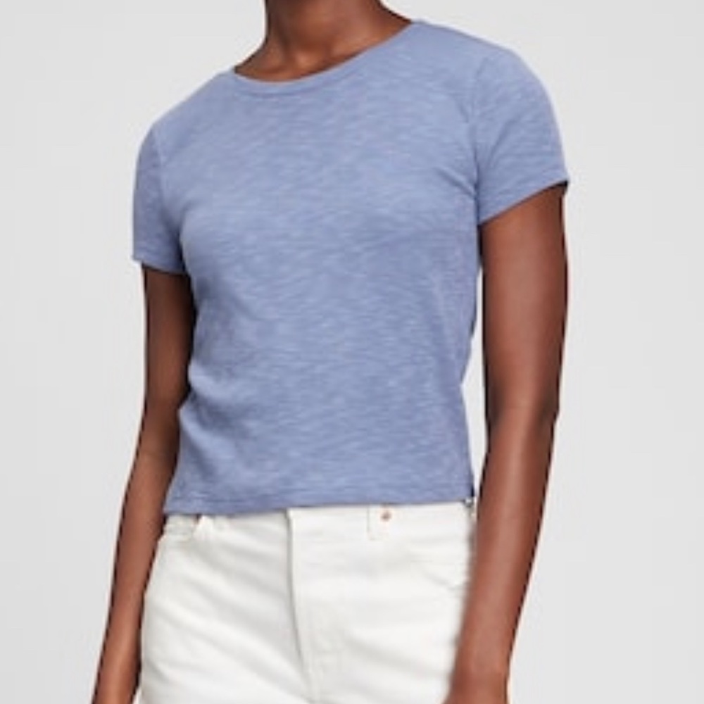 NWT Gap Rib T Blue shirt size Large